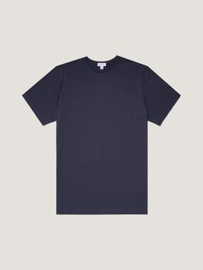 Sunspel Classic Navy T-Shirt